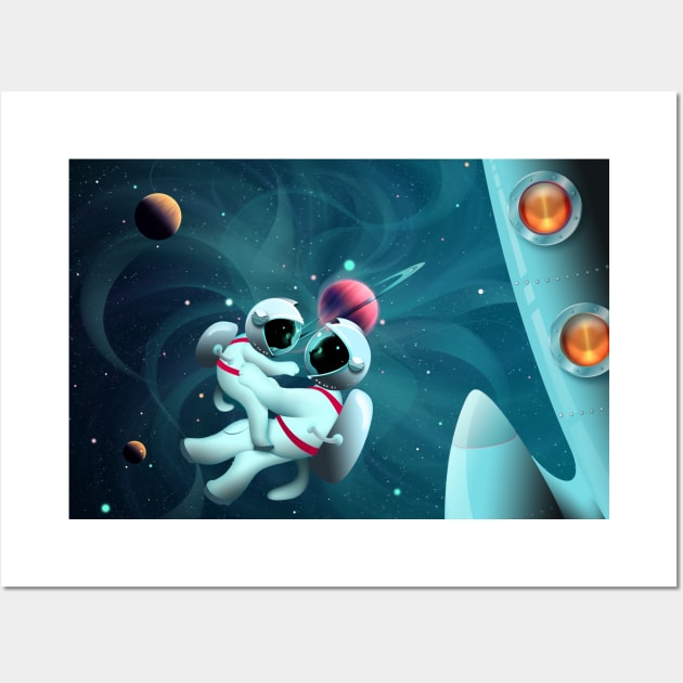 Space Cats Wall Art by MadToys